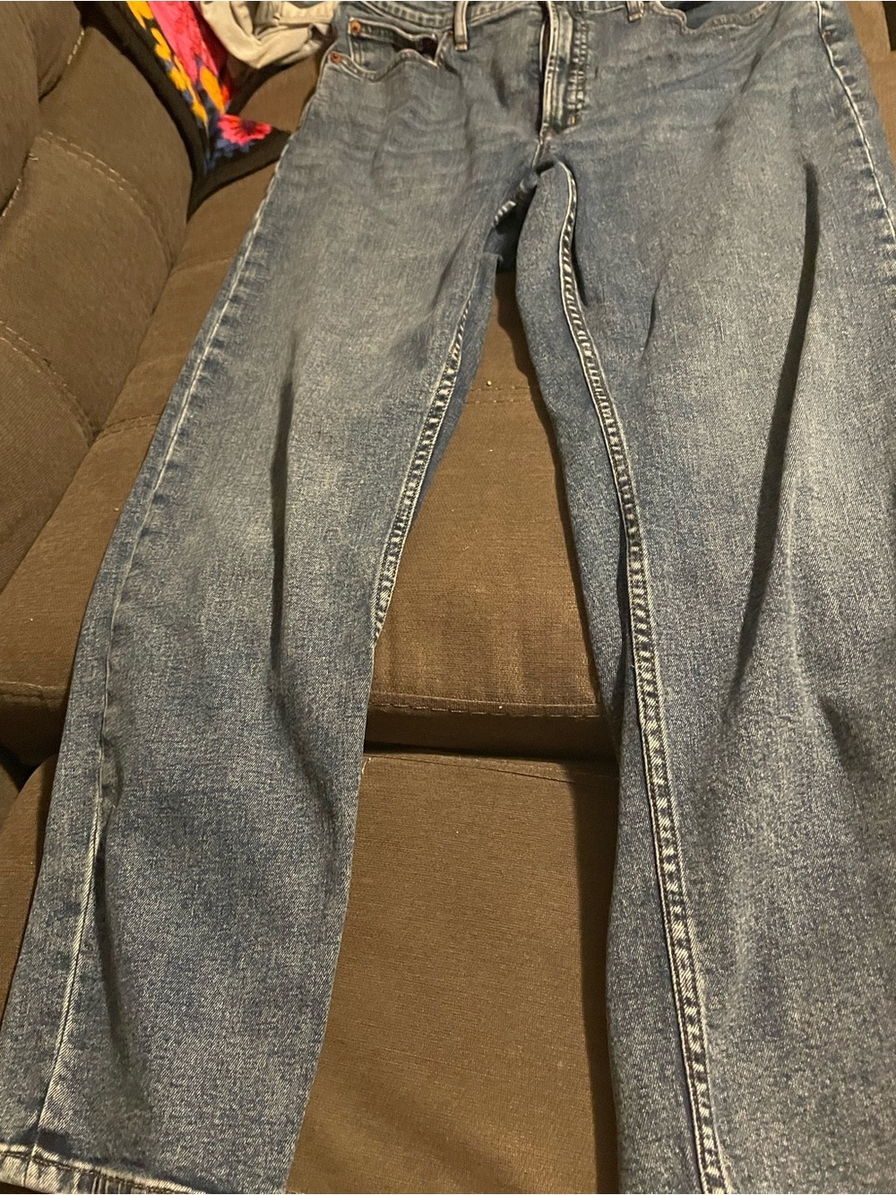 GAP Straight-Leg Jeans in Light Blue Wash